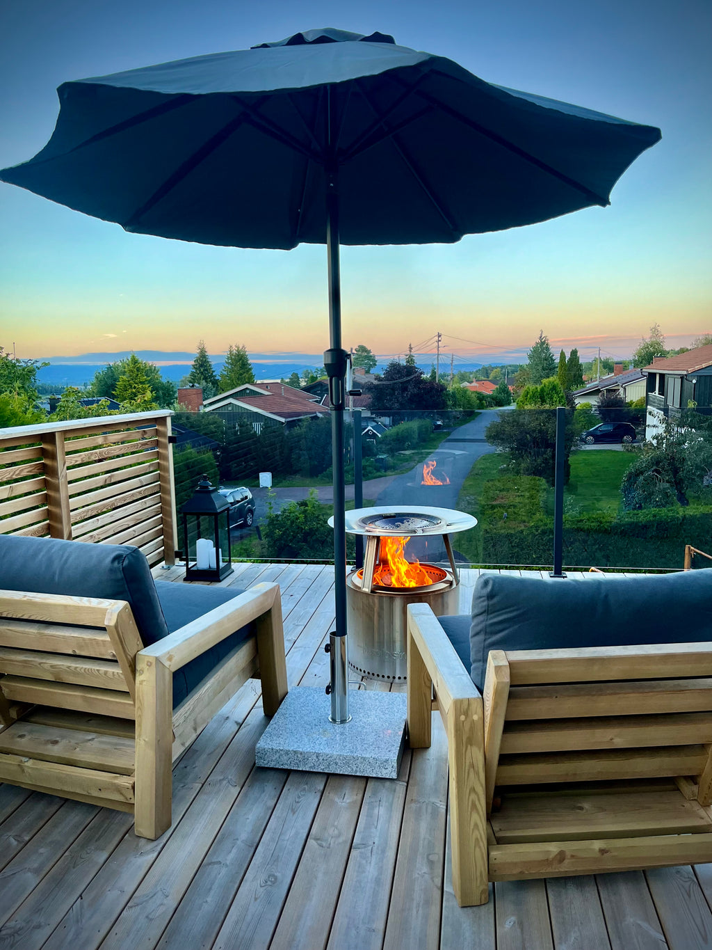 Verandastoler i impregnert trevirke