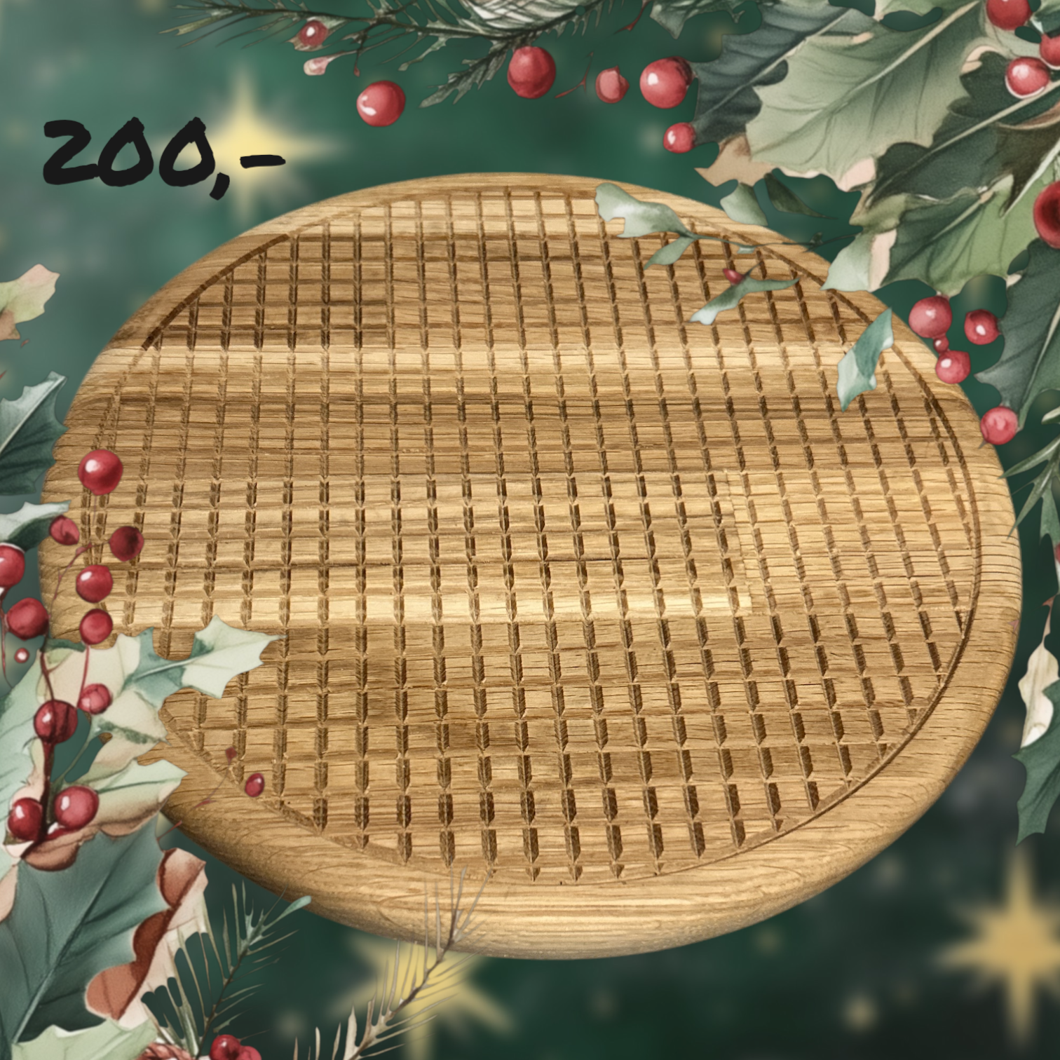 Pizzafjøl med riller